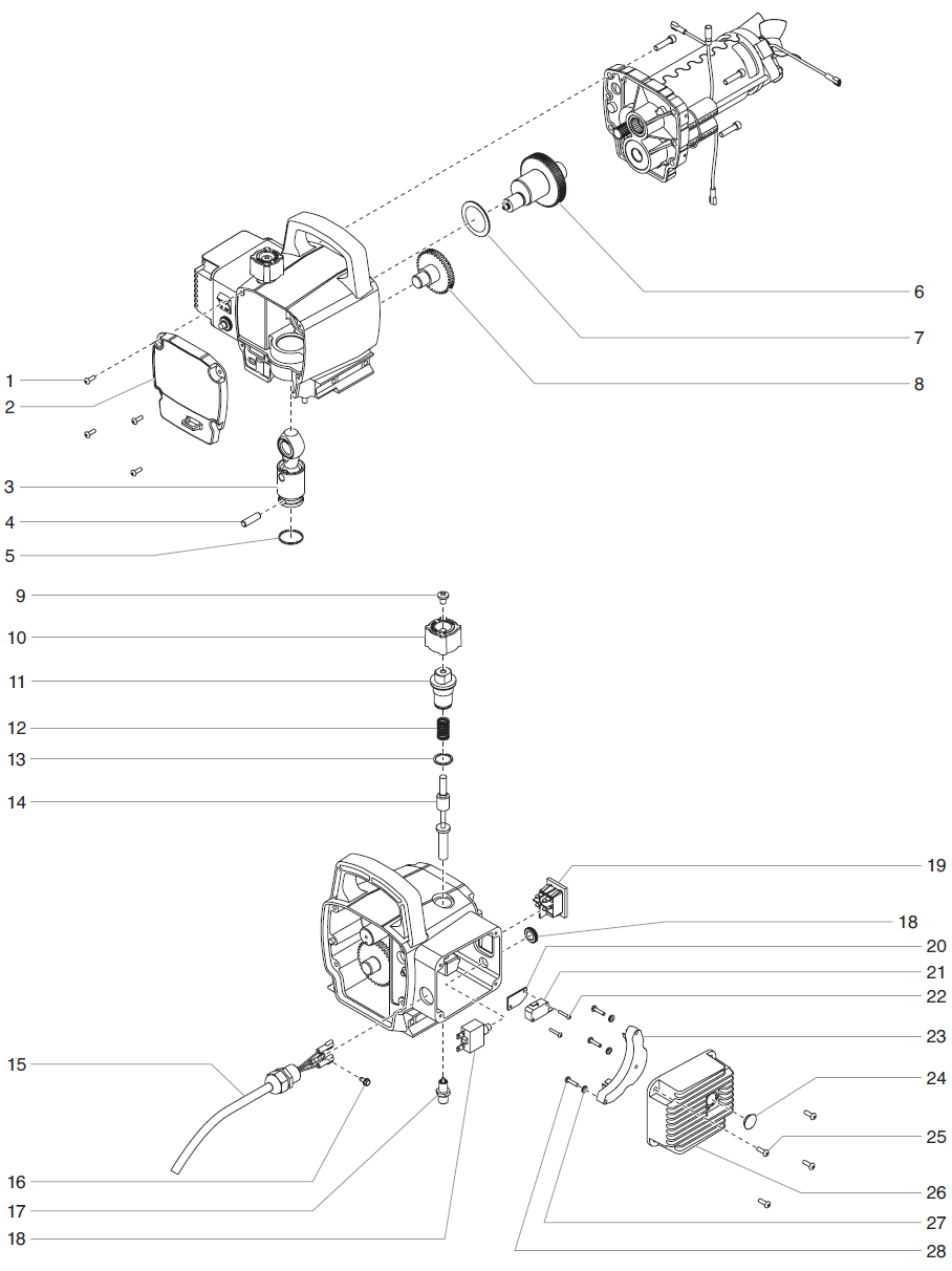 EPX2155 Gear Box Assembly